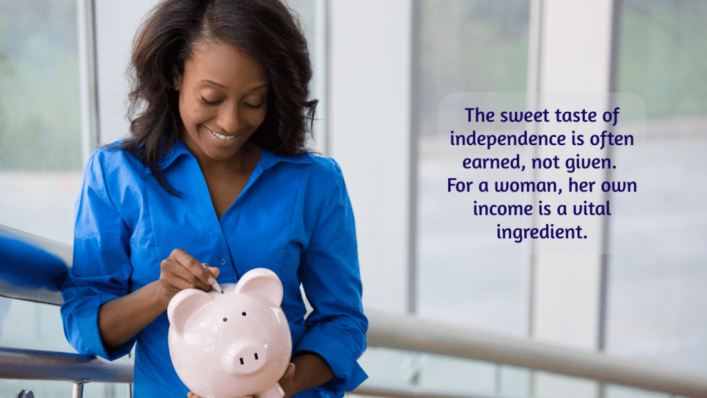 Why Your Own Purposeful Income Matters, Sister