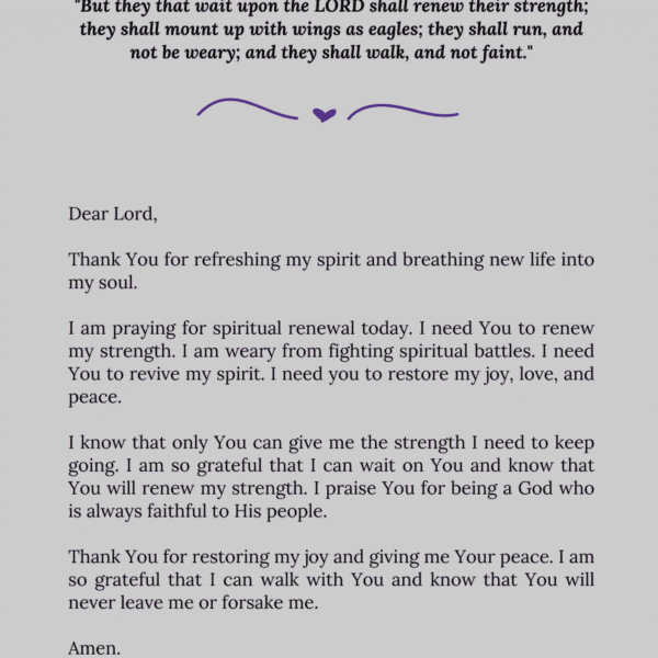 31-Day Prayer Journey: Daily Devotions for Spiritual Growth Digital Downloads eBook