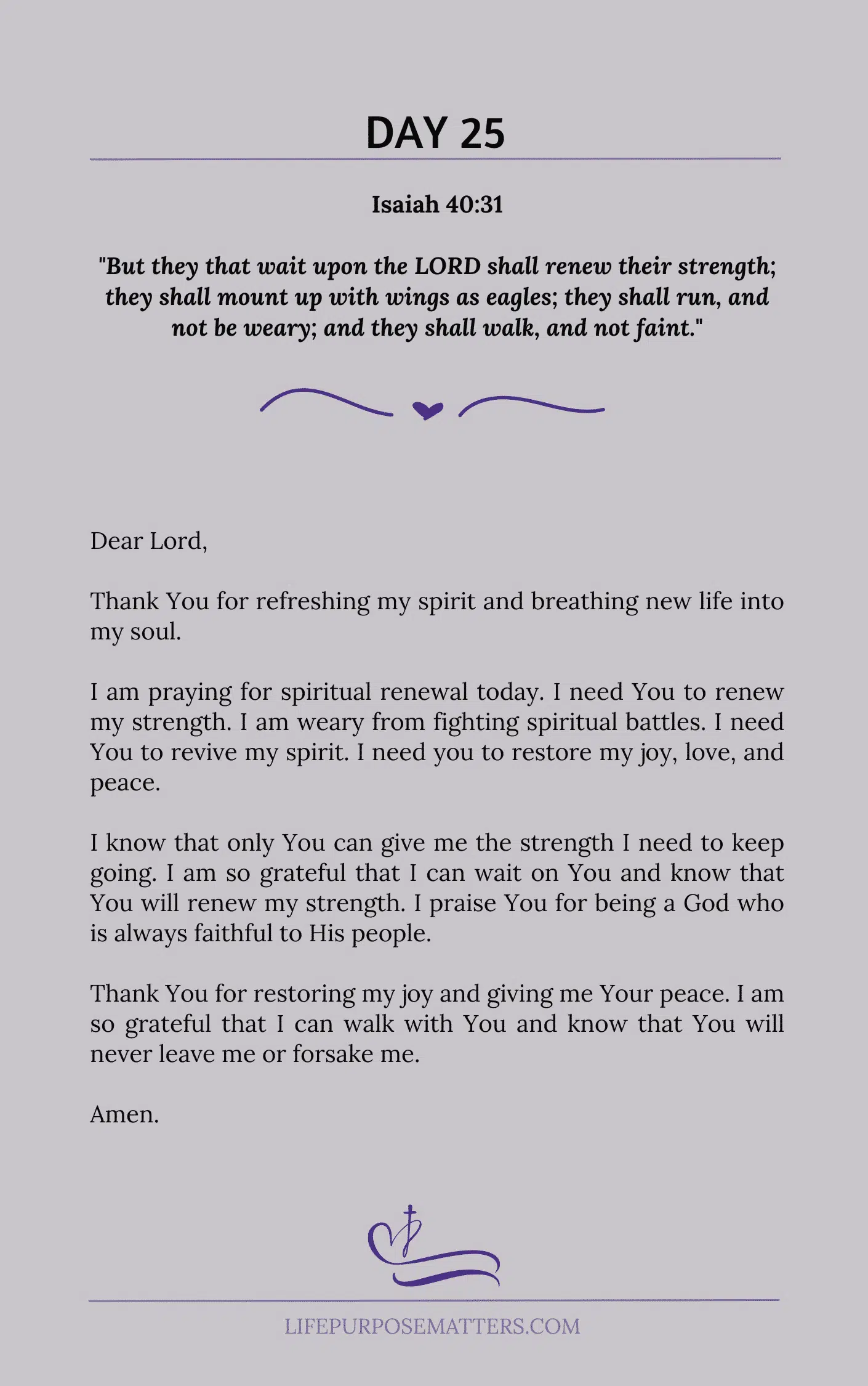 31-Day Prayer Journey: Daily Devotions for Spiritual Growth Digital Downloads eBook