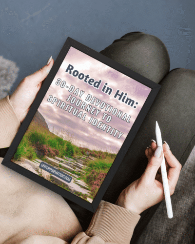 Rooted in Him: 30-Day Spiritual Identity Devotional Devotionals Digital Downloads