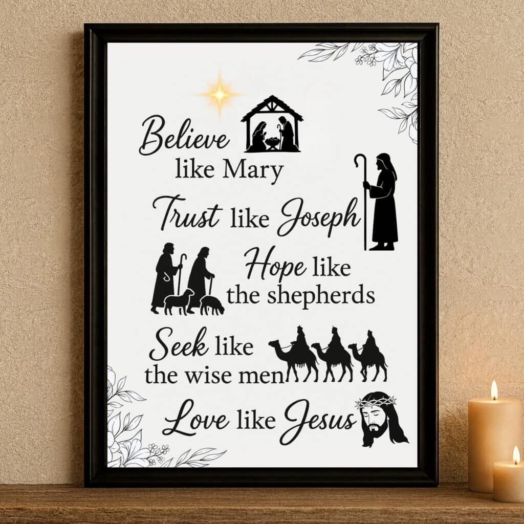 Inspirational Christmas Wall Decor