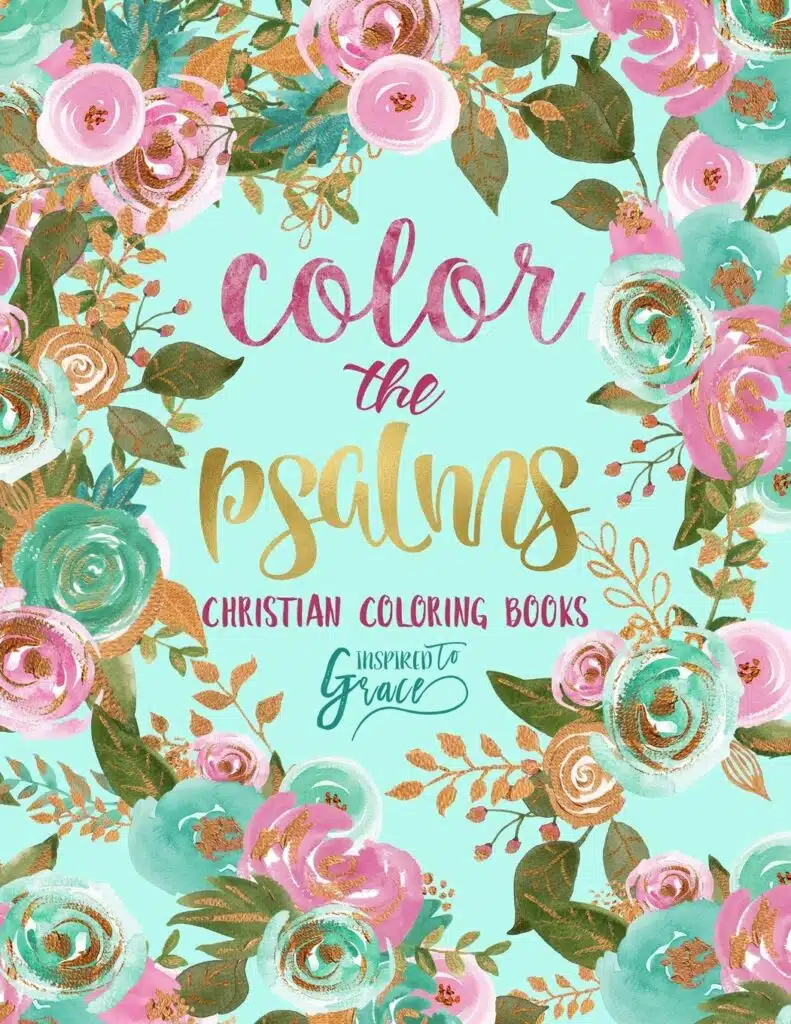 color the psalms inspired to grace