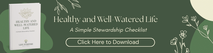 healthy and well watered life banner