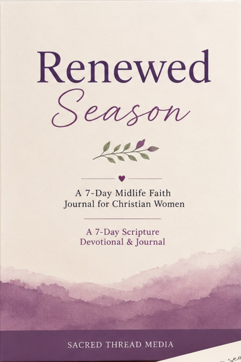Renewed Season - A 7-Day Midlife Faith Journal for Christian Women printable PDF