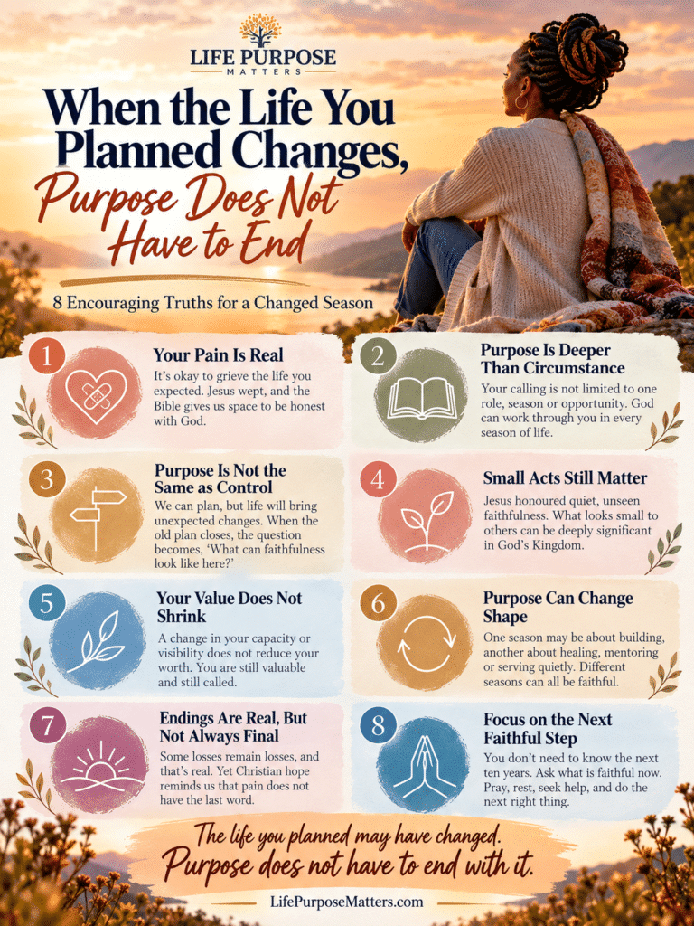 when the life you planned changes infographic