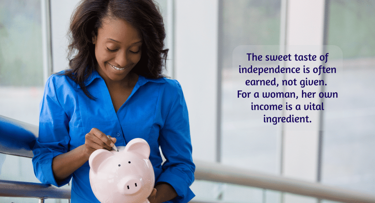 Why Your Own Purposeful Income Matters, Sister