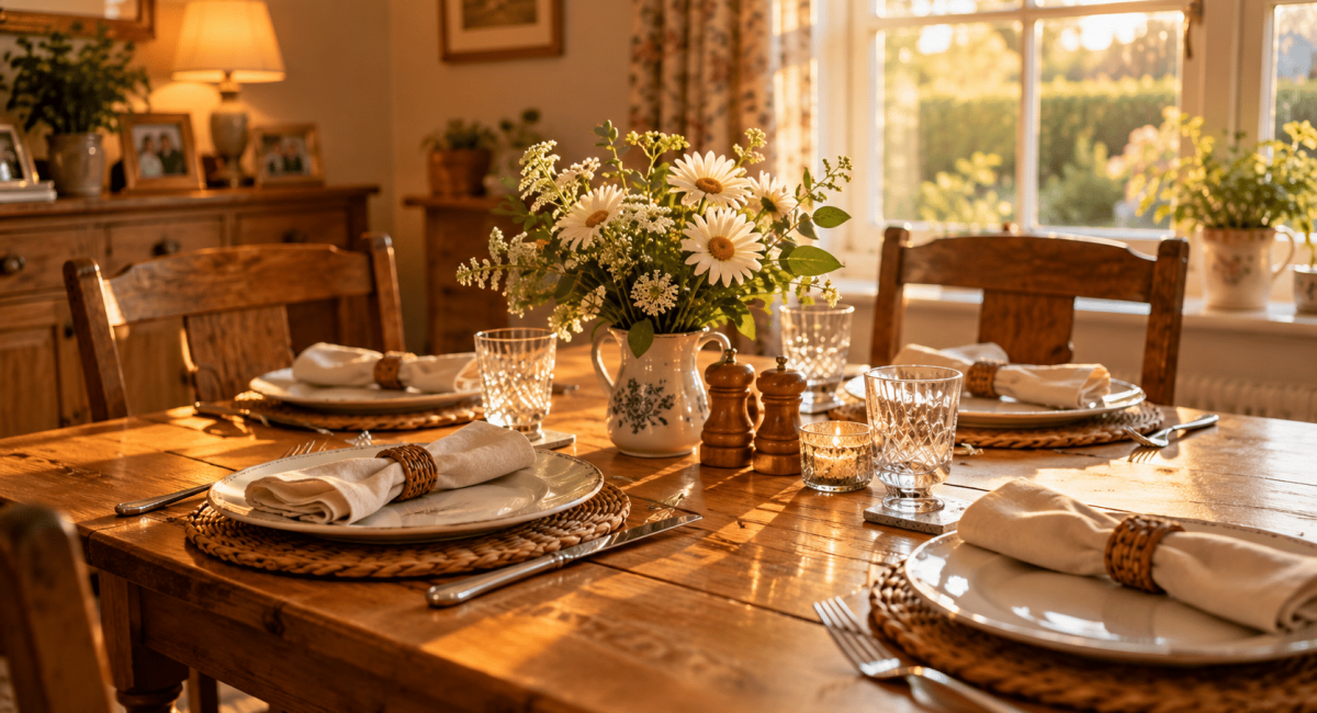 the woman who kept setting the table