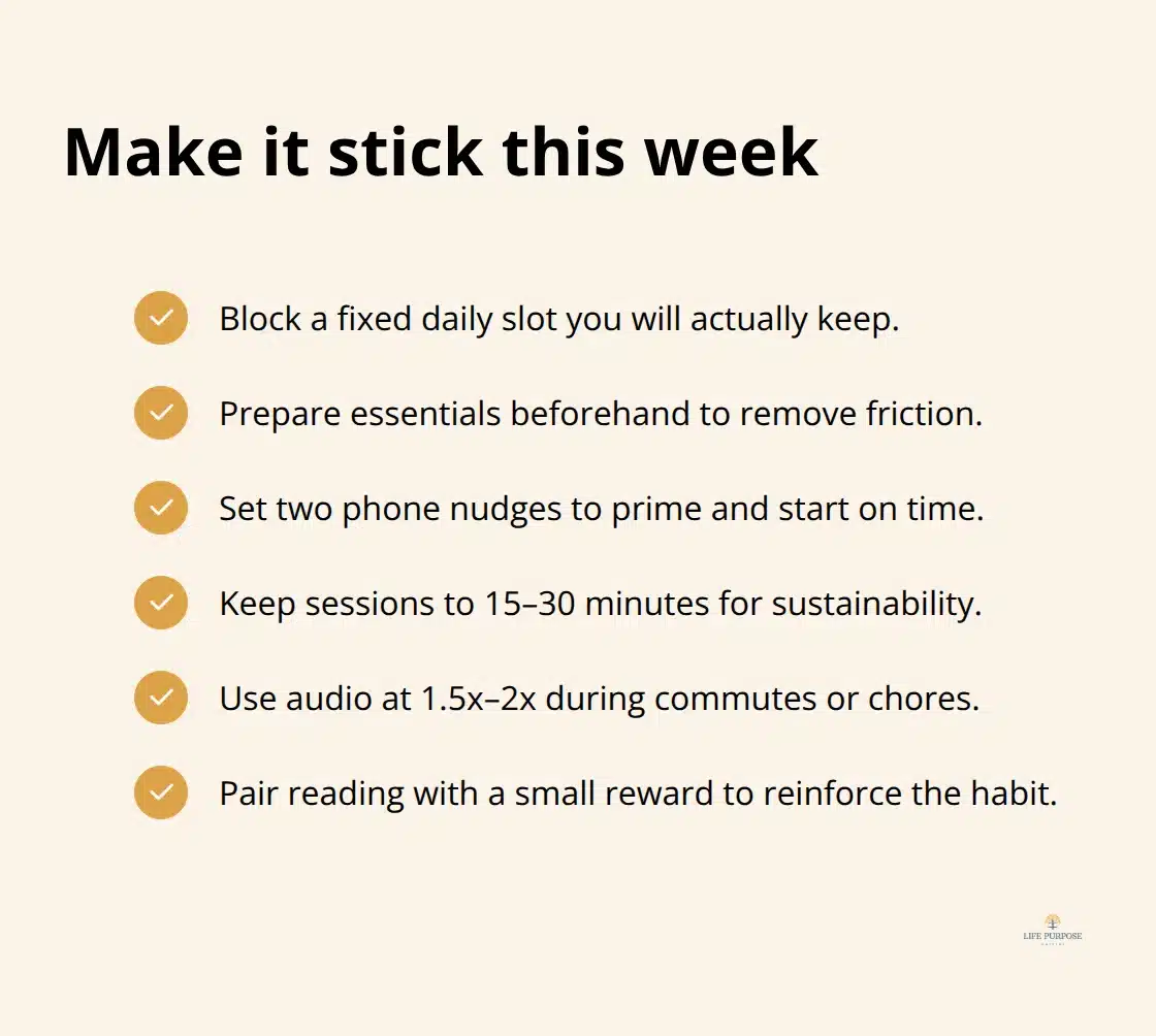 The Best Bible Reading Plans for Busy People: 30, 90, and 365-Day Options Actionable checklist to start and sustain your Bible reading habit over the next seven days.