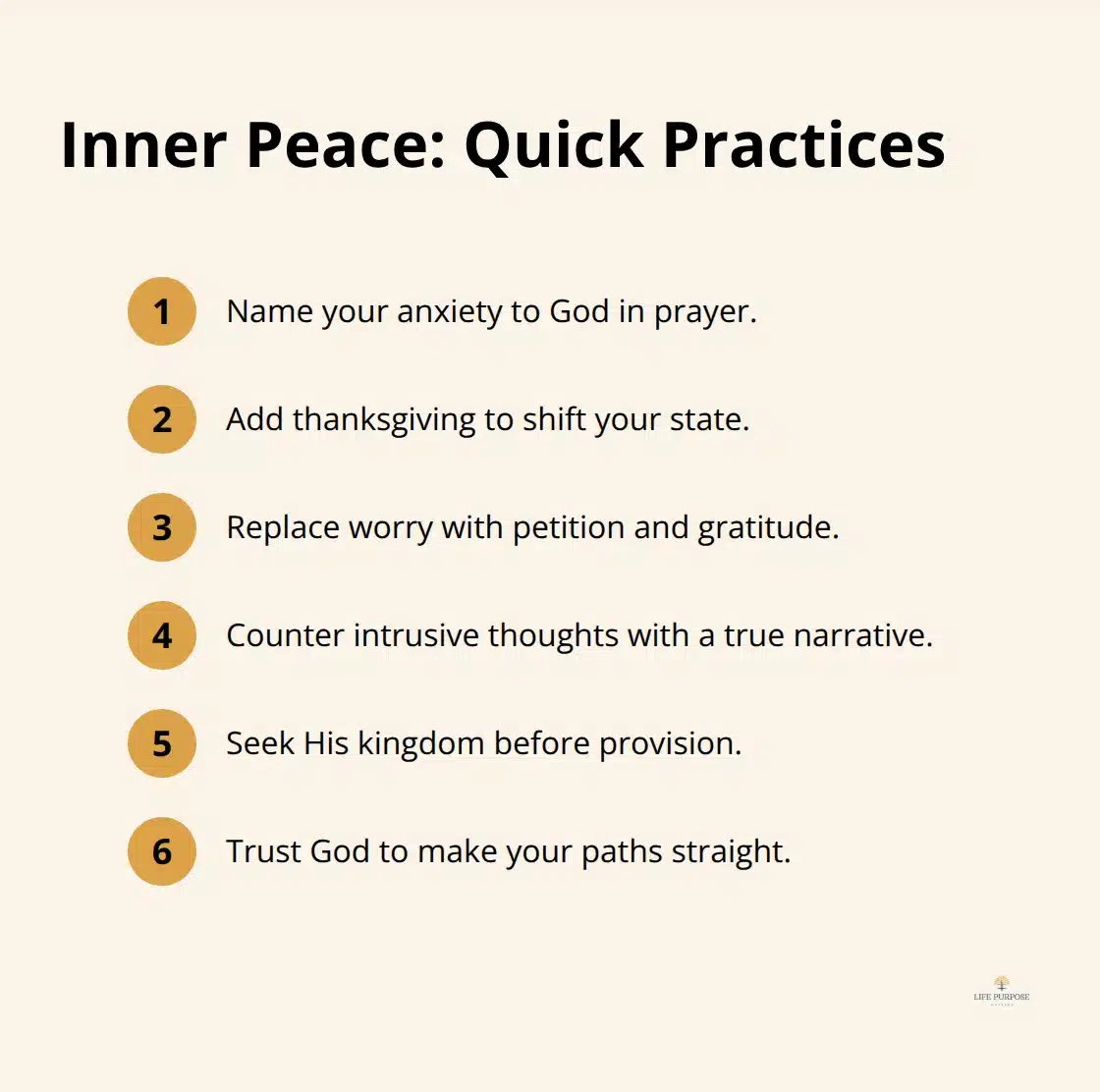 24 Bible Verses About Peace To Read When You Need Calm Six quick practices to build inner peace from Philippians 4, Proverbs 12, and Matthew 6. - bible verses peace