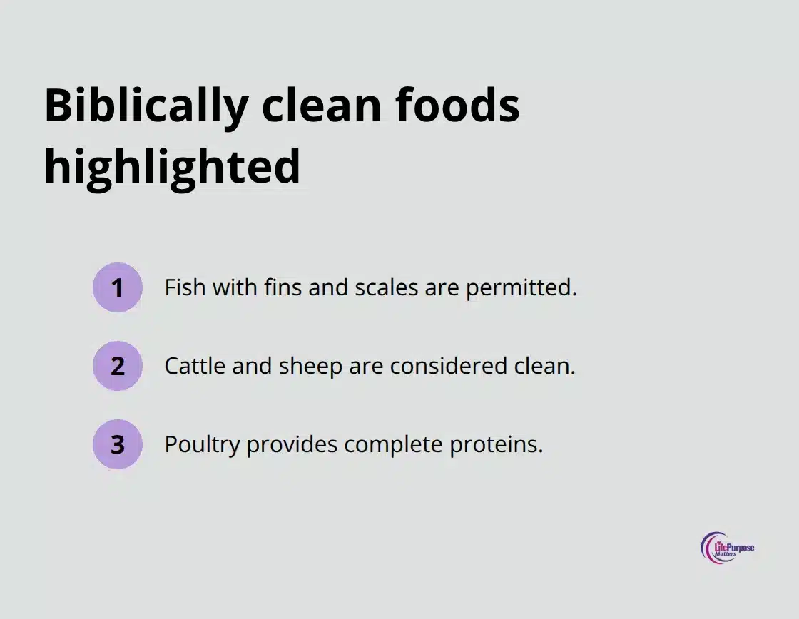 Compact list of clean food categories supported by modern research. - biblical health