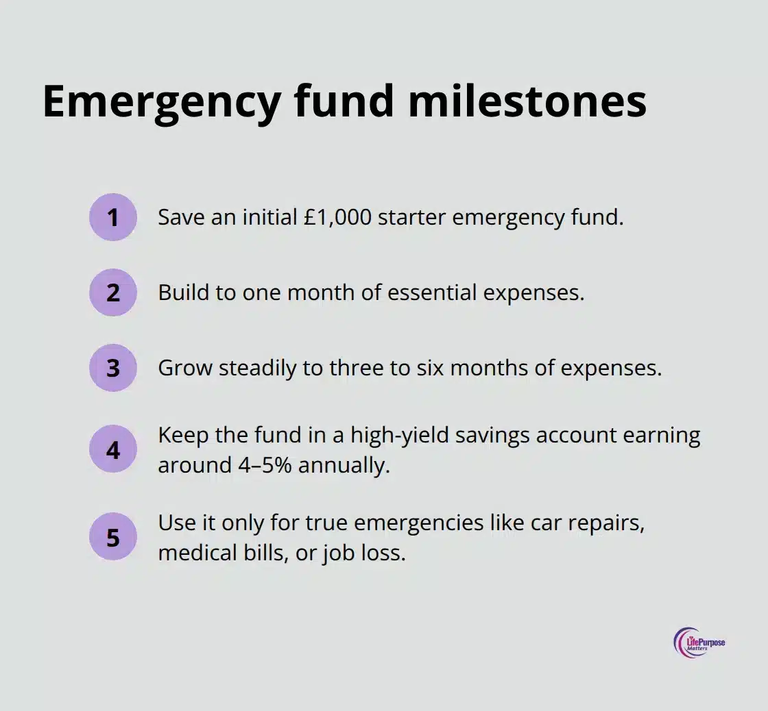 Achieving Debt Freedom the Christian Way Step-by-step milestones to build a robust emergency fund in the UK.