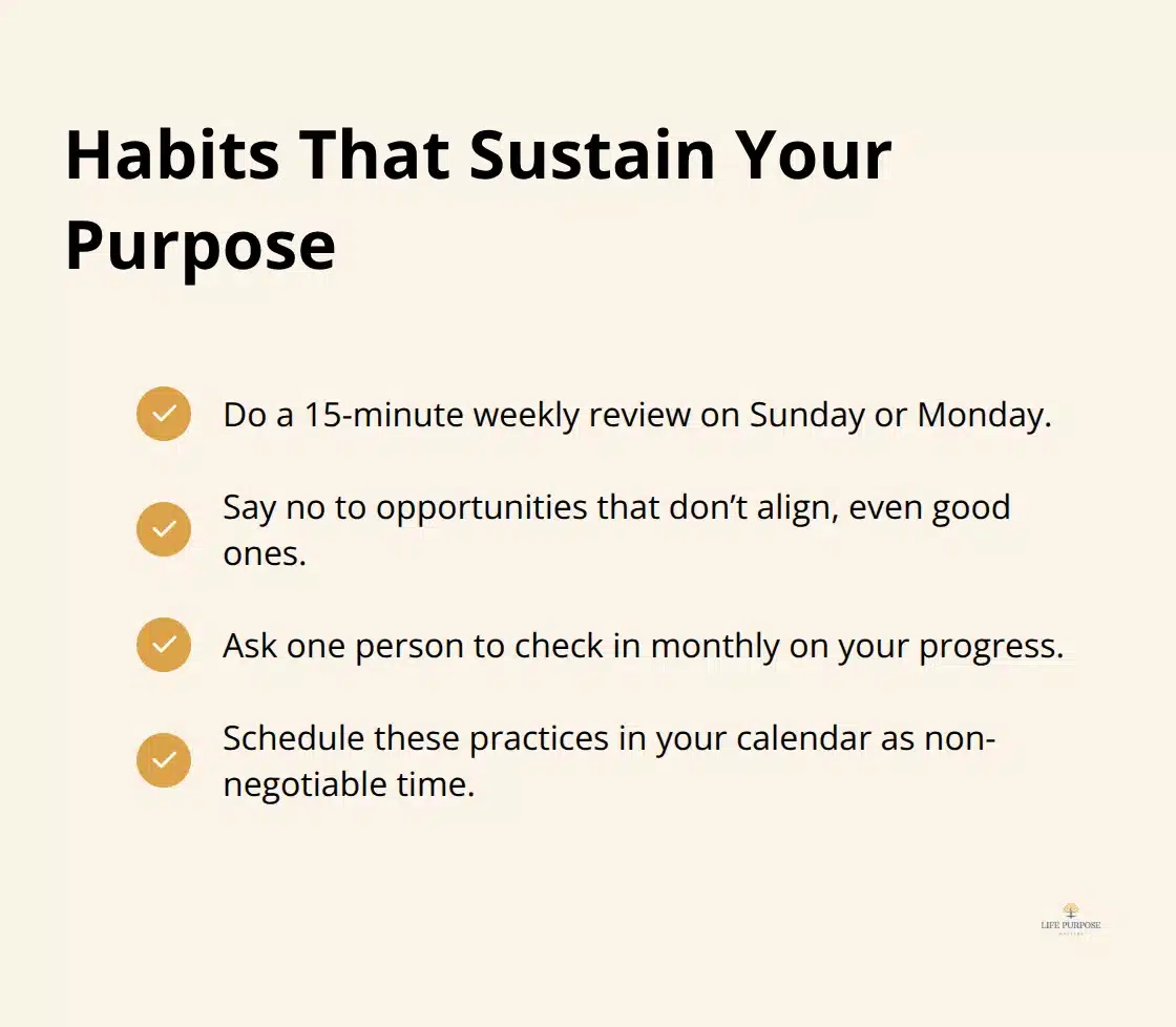 Four practical habits to keep your daily life aligned with your God-given purpose. - god given purpose