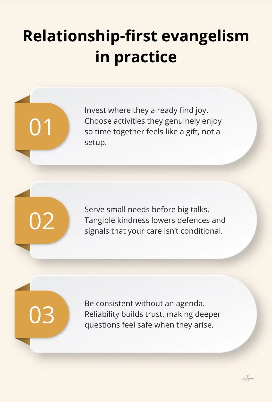 Three relationship habits that open doors for meaningful gospel conversations