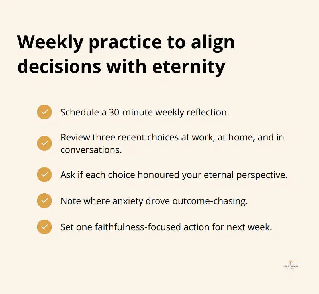 Heaven Promises Believers: What It Means to Be Eternal Checklist of simple weekly actions to reflect an eternal perspective in daily choices - Heaven promises believers